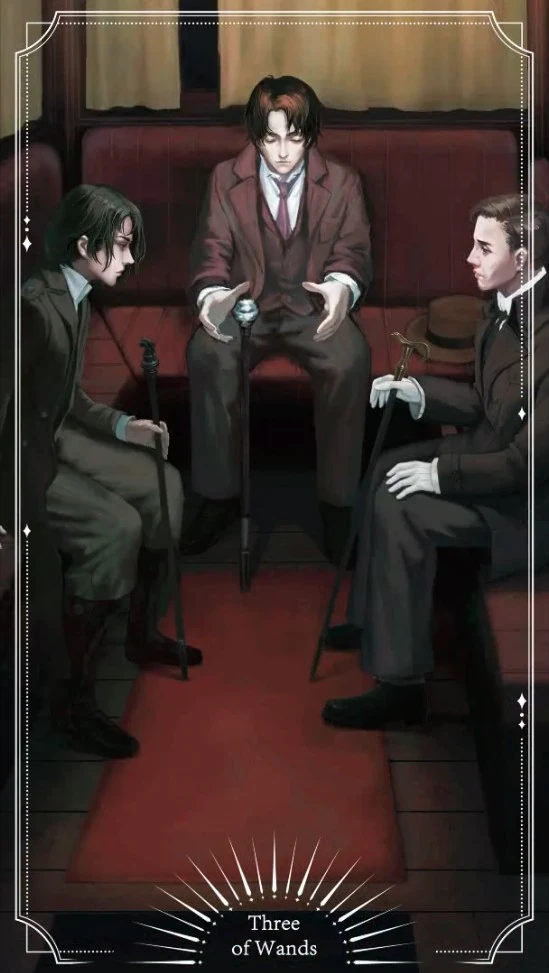 Seer Klein Moretti, Leonard Mitchell and Dunn Smith on their way to a mission