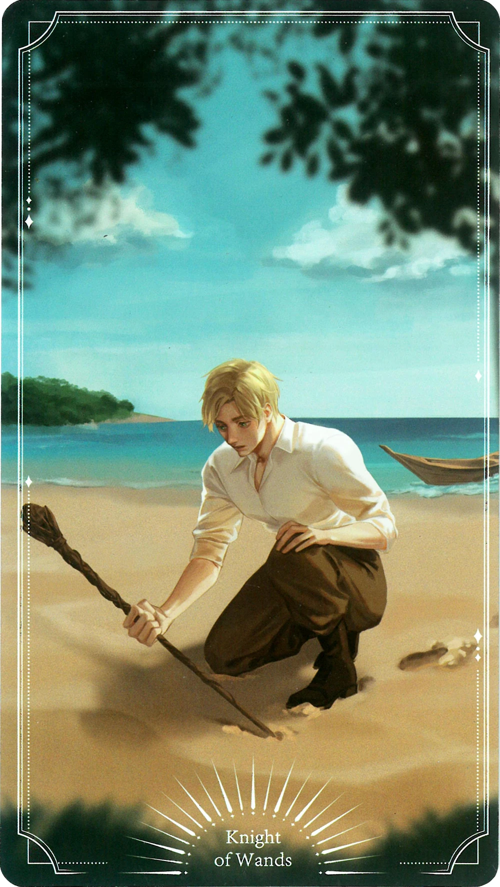 <strong>Anderson in search of treasures on an island out in the sea.</strong>