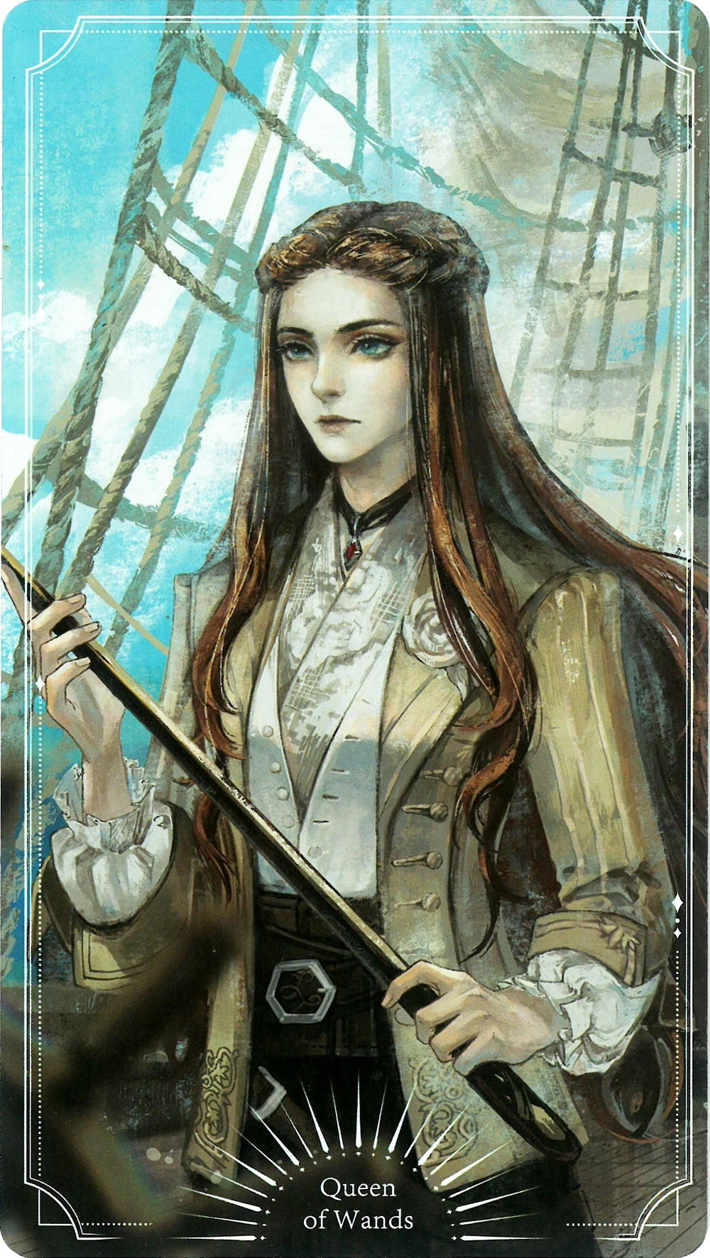 <strong>Edwina Edwards on her ship, the Golden Dream.</strong>