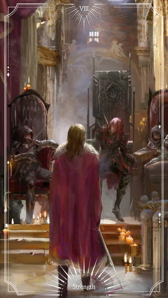 <strong>Blood Emperor Alista Tudor preparing for his Apotheosis Ritual to kill Medici, Sauron and Einhorn.</strong>