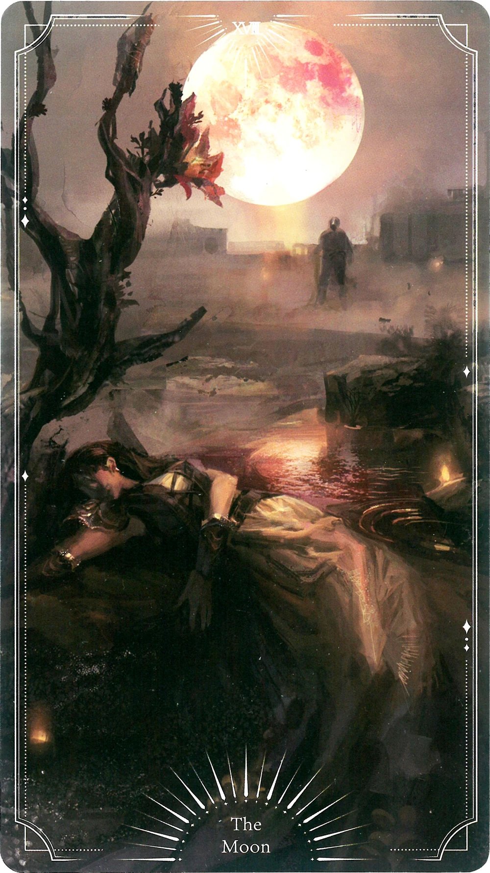 <strong>Artist Rendition of the Goddess of Harvest Omebella and her youngest son, Bladel, dying under the Crimson Moon in the Forsaken Land of the Gods.</strong>